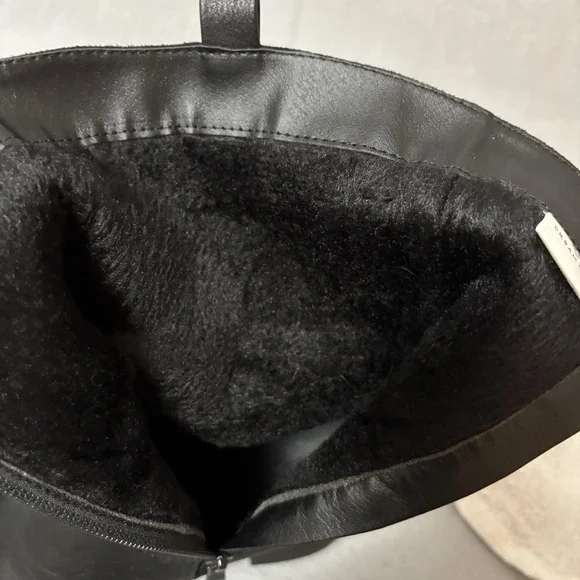 Dream Pairs Women's Black Chunky Heal Mid calf Boot US8.5 - Picture 10 of 11